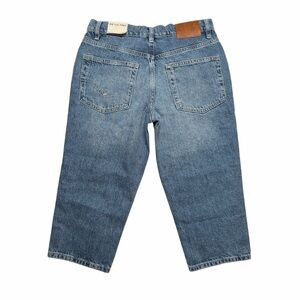 Free People We The Free Sun City High Rise Capris Denim Women's Size 26 NEW $98